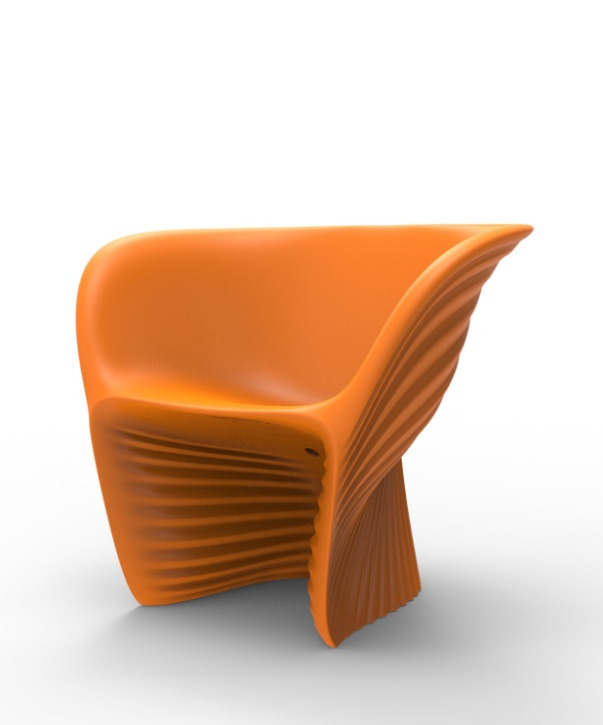 Fauteuil BIophilia en polyéthylène au design contemporain par Ross Lovegrove x Vondom