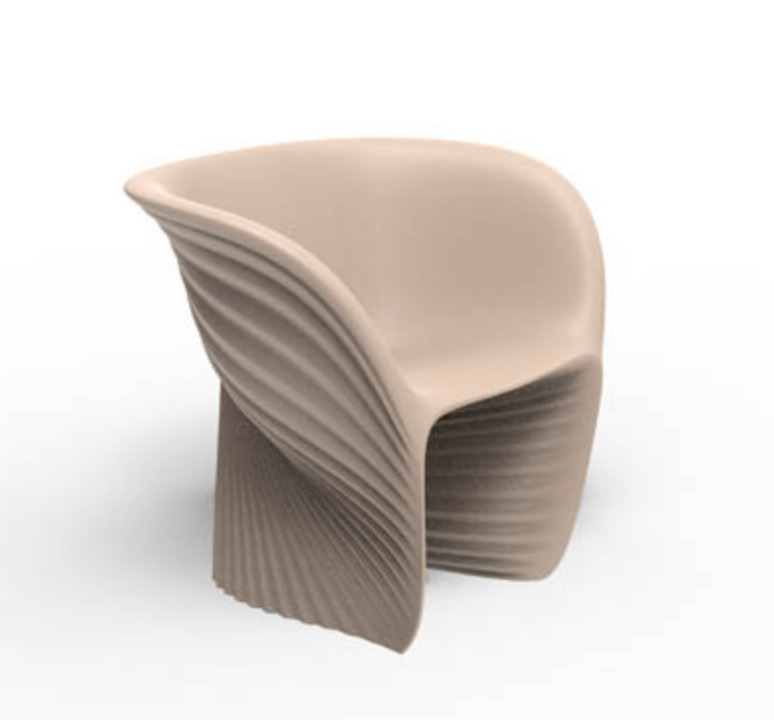 Fauteuil BIophilia en polyéthylène au design contemporain par Ross Lovegrove x Vondom