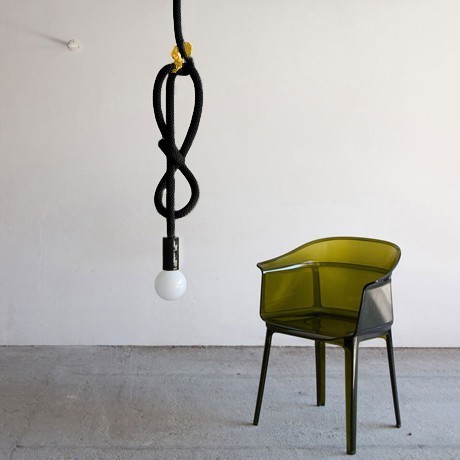 Suspension design corde avec crochet modulable Hook Line