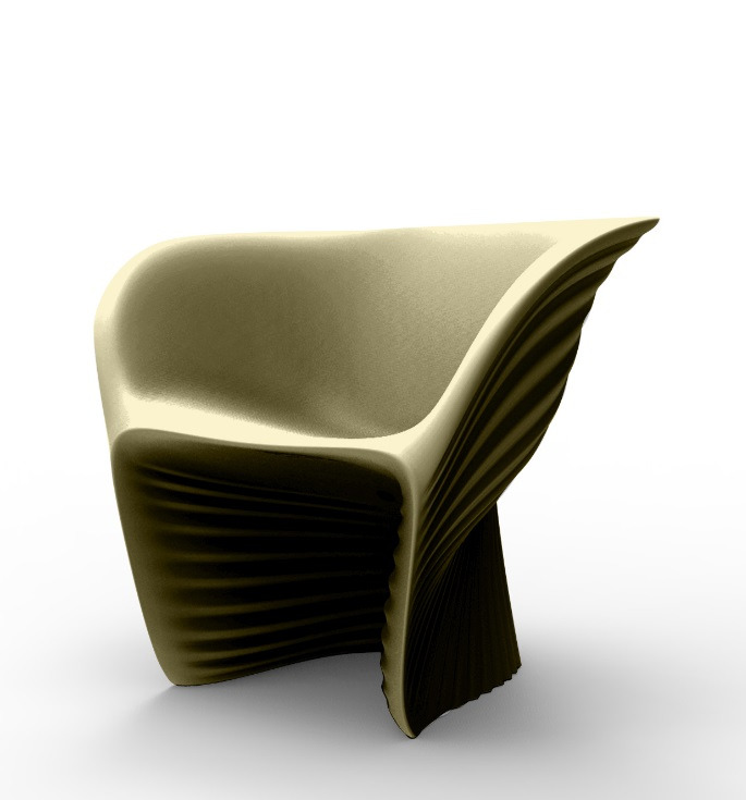 Fauteuil BIophilia en polyéthylène au design contemporain par Ross Lovegrove x Vondom