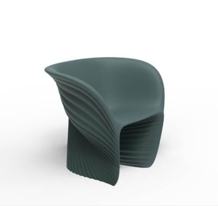 Fauteuil BIophilia en polyéthylène au design contemporain par Ross Lovegrove x Vondom