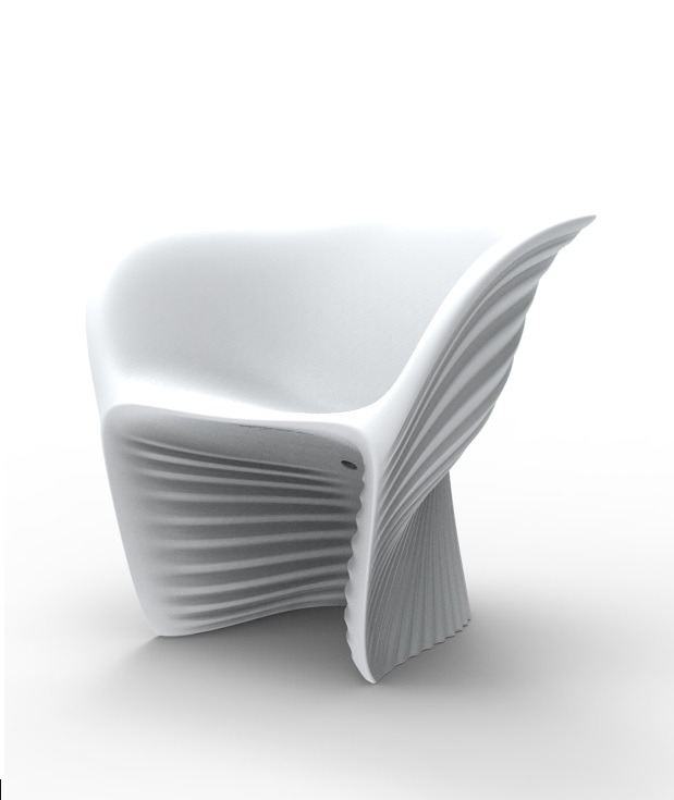 Fauteuil BIophilia en polyéthylène au design contemporain par Ross Lovegrove x Vondom