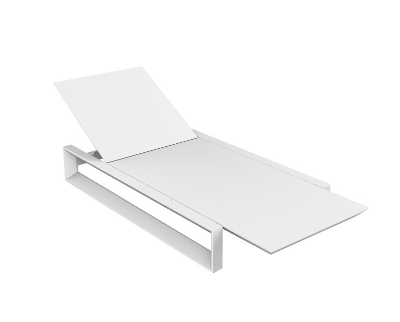 Chaise longue Frame en polyéthylène au design contemporain par Ramón Esteve x Vondom