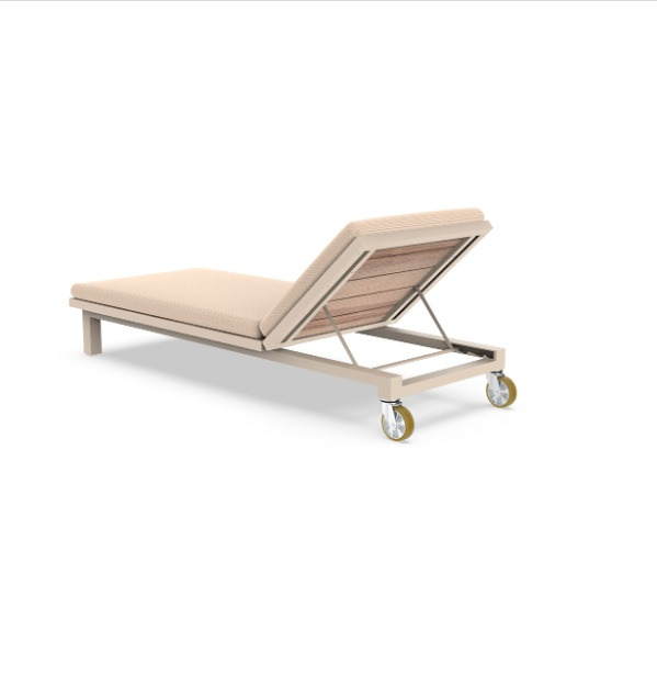 Chaise longue Vineyard en bois au design contemporain par Ramón Esteve x Vondom