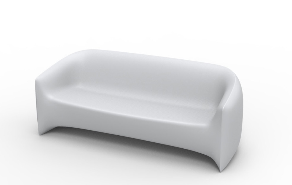 Canapé Blow en polyéthylène au design contemporain par Stefano Giovannoni x Vondom