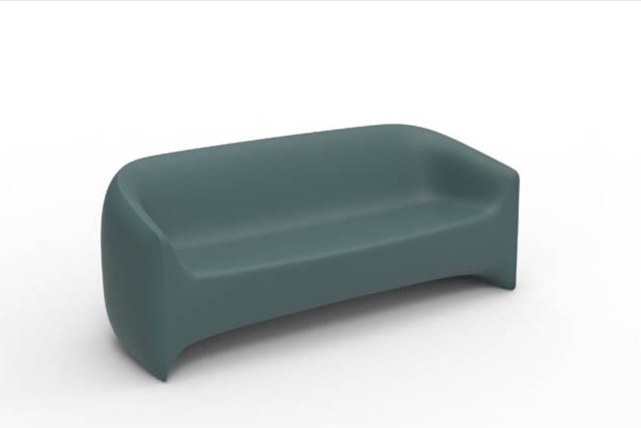 Canapé Blow en polyéthylène au design contemporain par Stefano Giovannoni x Vondom