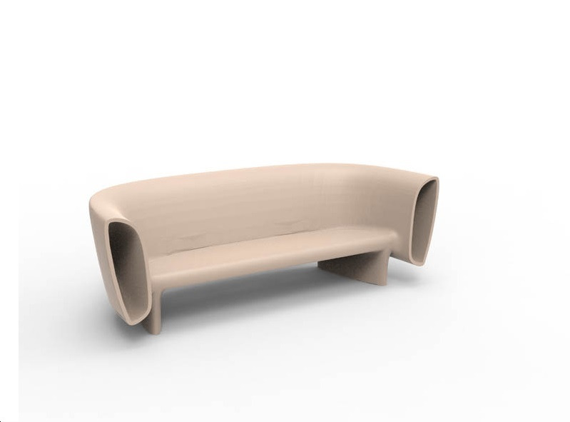 Canapé Bum-bum en polyéthylène au design contemporain par Eugeni Quitllet x Vondom