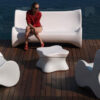 Canapé Pal en polyéthylène au design contemporain par Karim Rashid x Vondom