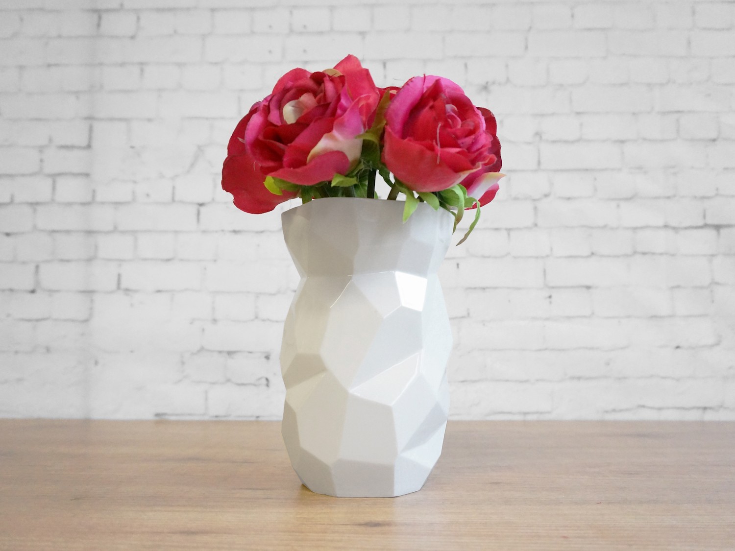 Vase design géométrique Poligon Vase en porcelaine