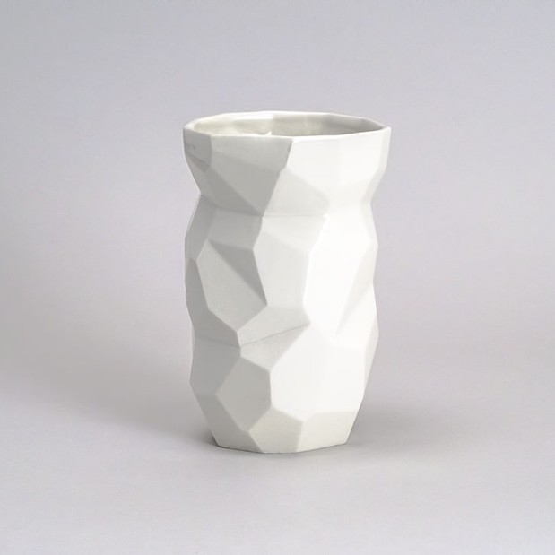 Vase design géométrique Poligon Vase en porcelaine