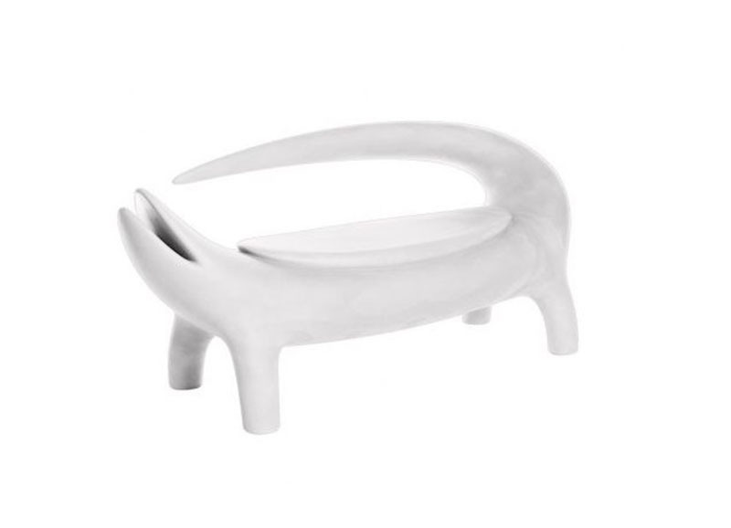Canapé Big Kroko Blanc