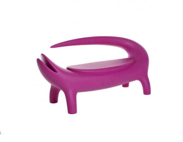 Canapé Big Kroko rose fuschia