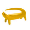 Canapé Big Kroko jaune safran