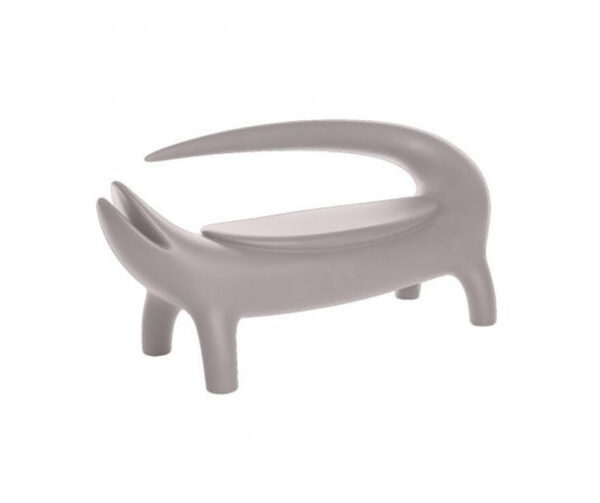 Canapé Big Kroko gris tourterelle