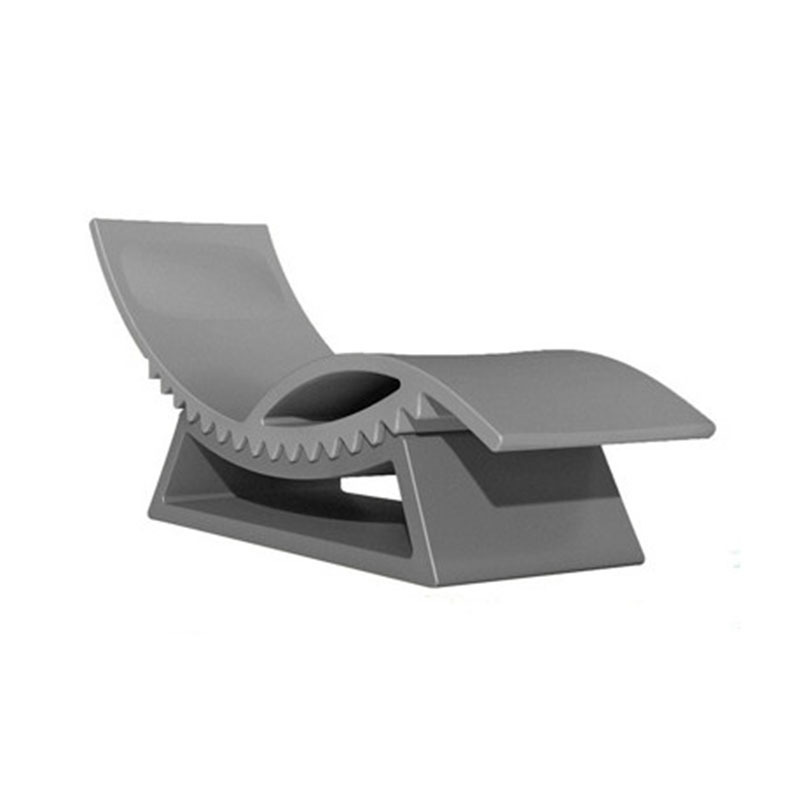 Chaise longue Tic Tac en polyéthylène par Marco Acerbis x SLIDE Studio