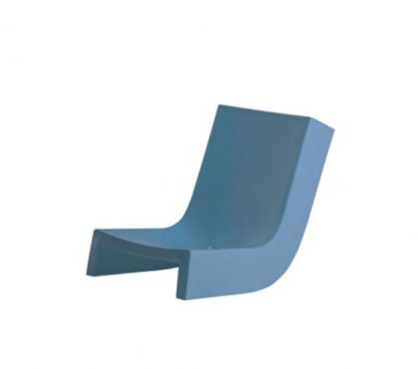 Chaise longue à bascule Twist en polyéthylène par  Prospero Rasulo x SLIDE Studio