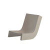 Chaise longue à bascule Twist en polyéthylène par  Prospero Rasulo x SLIDE Studio