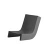 Chaise longue à bascule Twist en polyéthylène par  Prospero Rasulo x SLIDE Studio