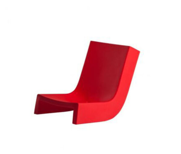 Chaise longue à bascule Twist en polyéthylène par  Prospero Rasulo x SLIDE Studio