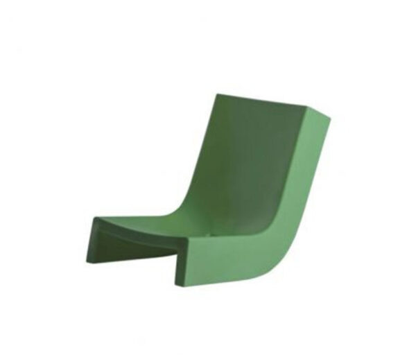 Chaise longue à bascule Twist en polyéthylène par  Prospero Rasulo x SLIDE Studio