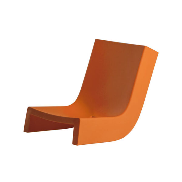 Chaise longue à bascule Twist en polyéthylène par  Prospero Rasulo x SLIDE Studio