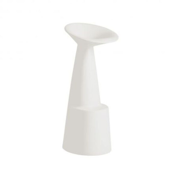 Tabouret de bar Voilà en polyéthylène Blanc_Otoko Design