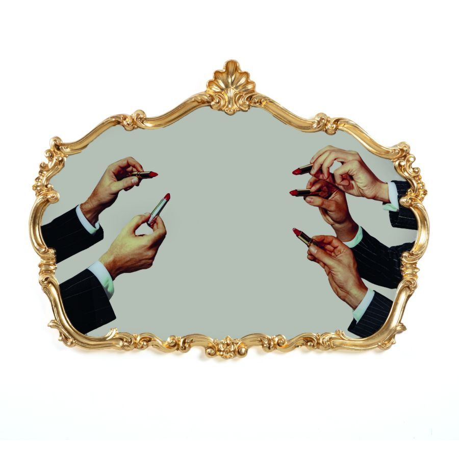 Miroir Baroque Lipstick par Toiletpaper X Seletti