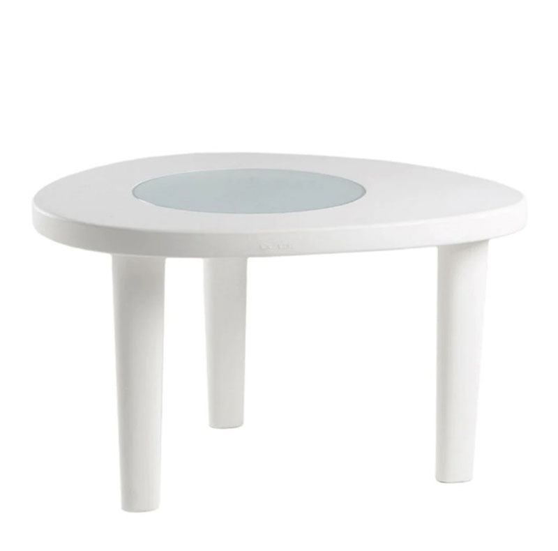 Table Coccodé en polyéthylène par Giò Colonna Romano Blanc