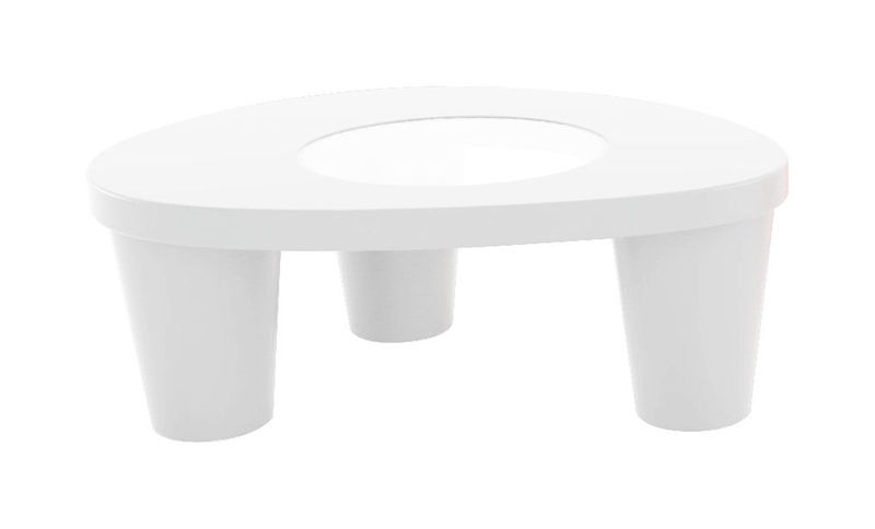 Table basse Low Lita en polyéthylène par Paola Navone x SLIDE Studio