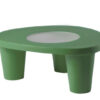 Table basse Low Lita en polyéthylène par Paola Navone x SLIDE Studio
