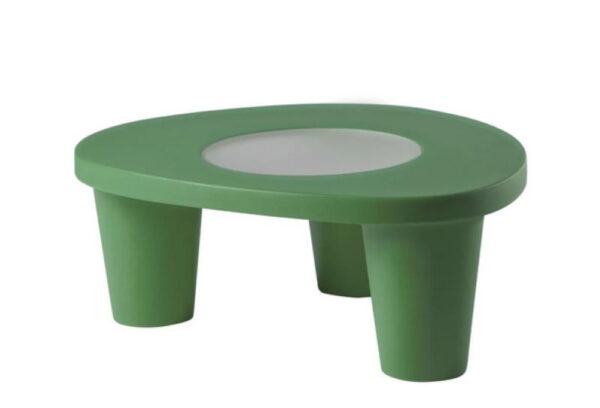 Table basse Low Lita en polyéthylène par Paola Navone x SLIDE Studio