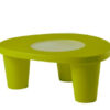 Table basse Low Lita en polyéthylène par Paola Navone x SLIDE Studio