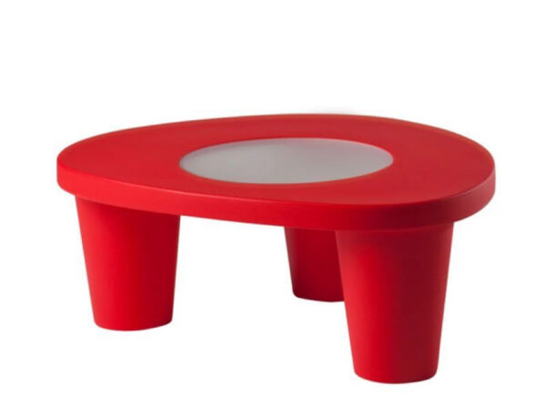 Table basse Low Lita en polyéthylène par Paola Navone x SLIDE Studio
