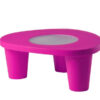 Table basse Low Lita en polyéthylène par Paola Navone x SLIDE Studio