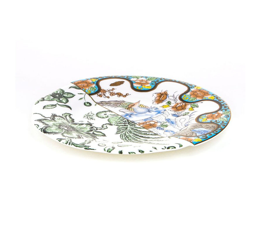 Assiette de fruits Hybride Zoe en porcelaine
