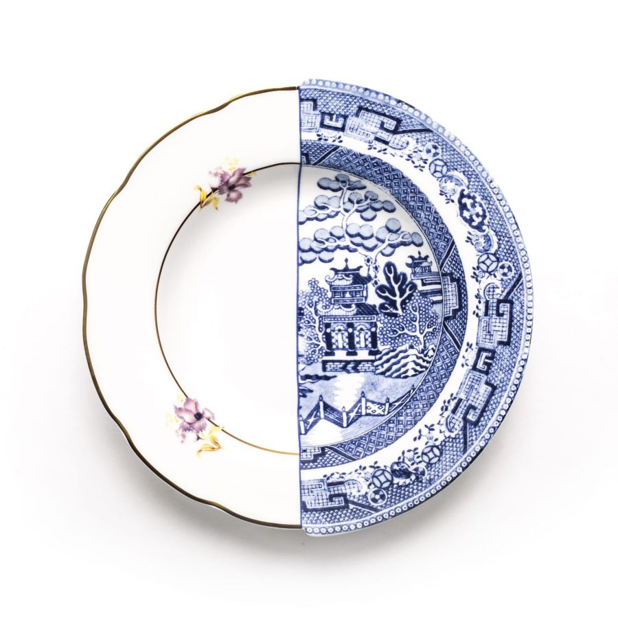 Assiette à Soupe Hybride Fillide en porcelaine par CTRLZACK