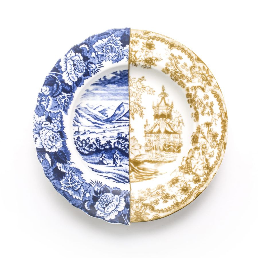 Assiette à Soupe Hybride Sofronia en porcelaine 01