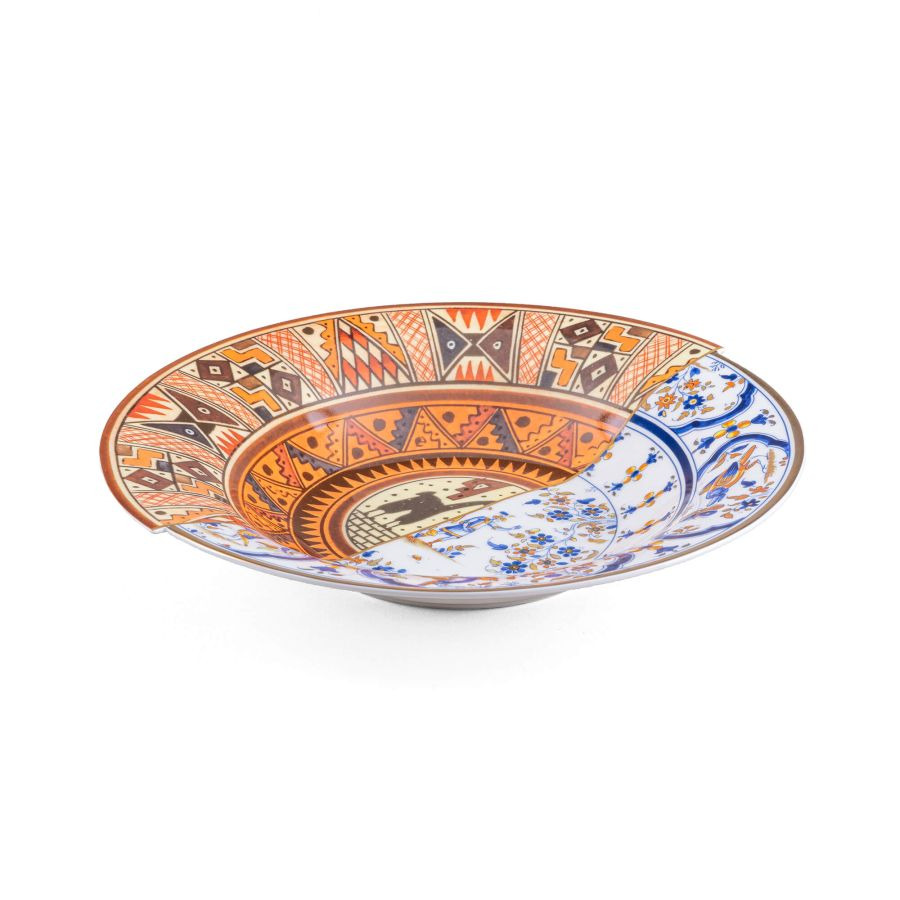 Assiette à Soupe Hybride Tula en porcelaine par CTRLZACK - 2