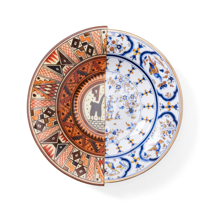 Assiette à Soupe Hybride Tula en porcelaine par CTRLZACK - 1