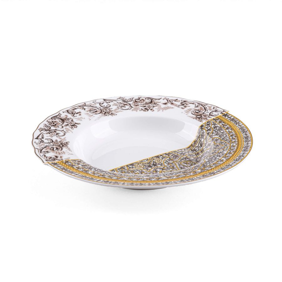 Assiette à Soupe Hybride Agroha en porcelaine par CTRLZACK - 2