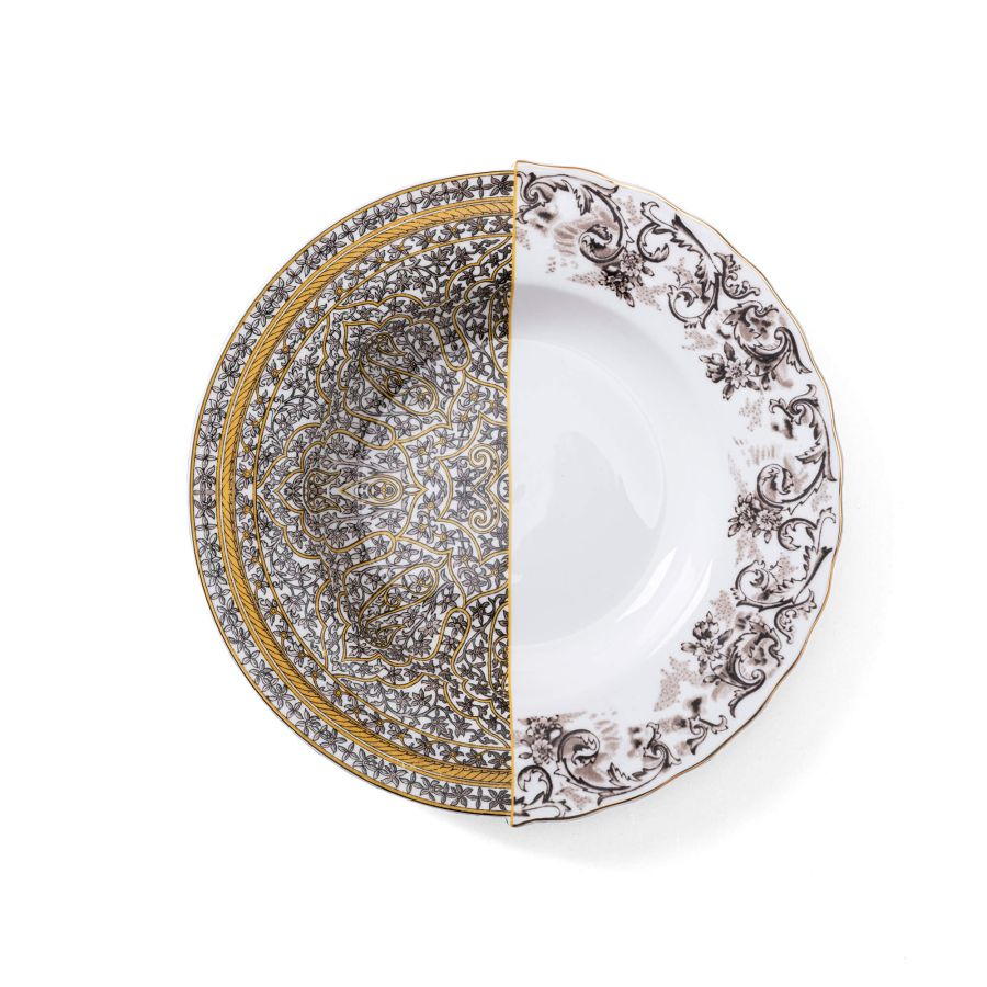Assiette à Soupe Hybride Agroha en porcelaine par CTRLZACK - 1