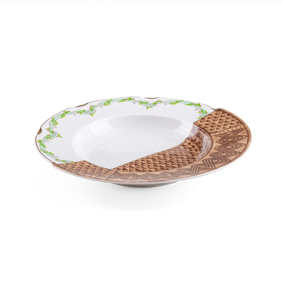 Assiette à Soupe Hybride Malao en porcelaine par CTRLZACK - 2