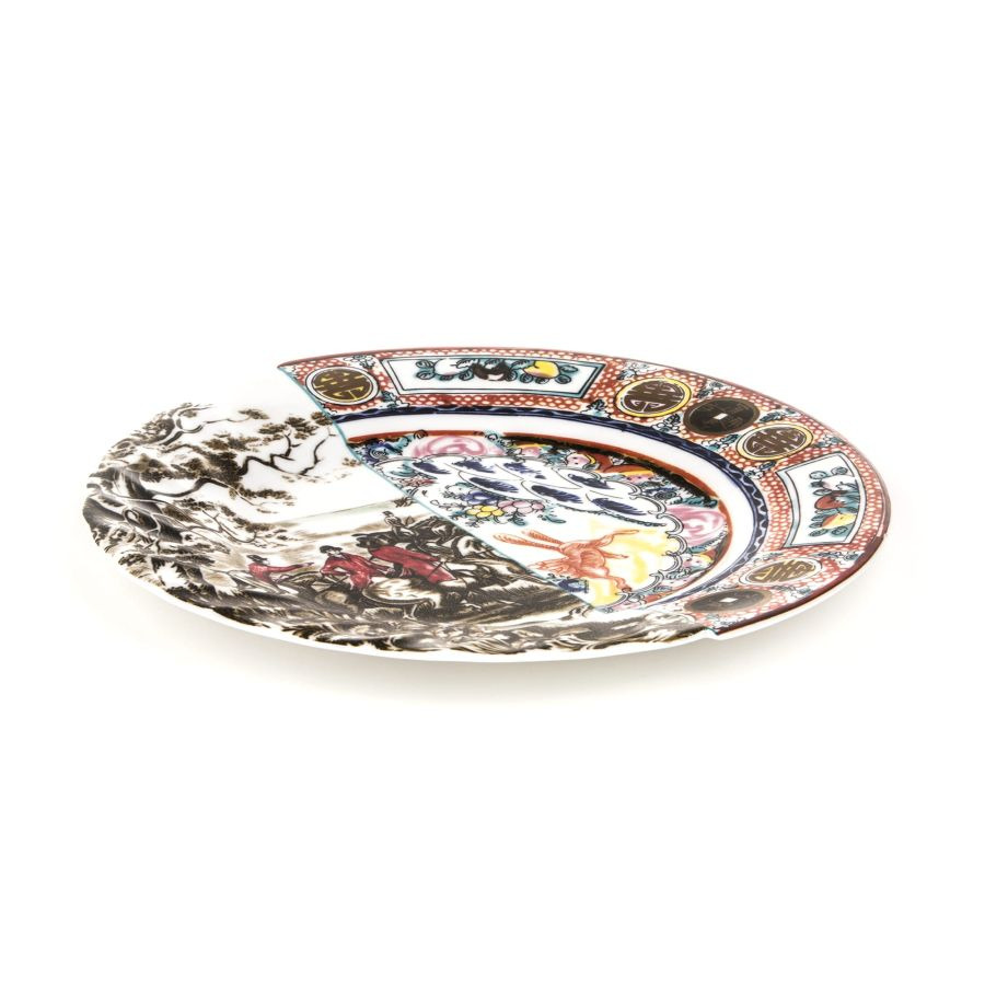 Assiette de Dîner Hybride Eusapia en porcelaine par CTRLZACK - 2