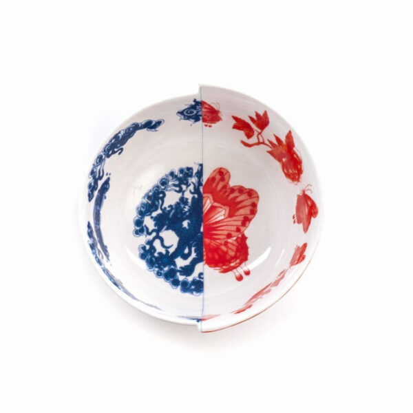 Bol hybride Eutropia en porcelaine par CTRLZACK x Seletti