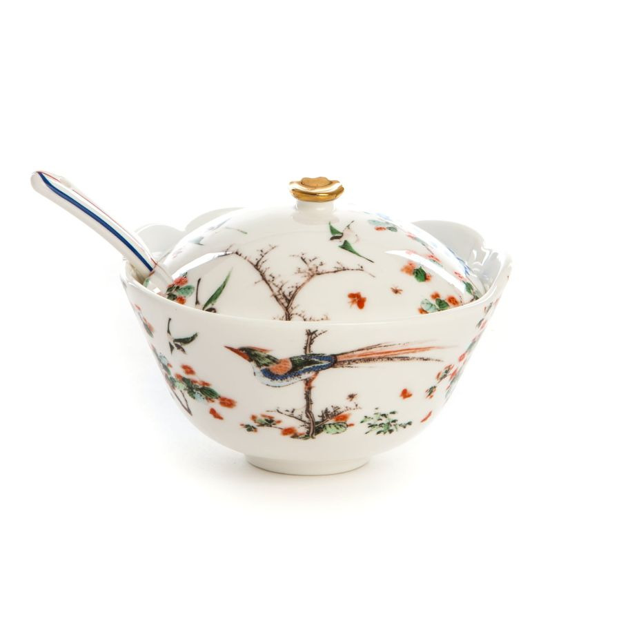 Sucrier hybride Maurilia en porcelaine par CTRLZACK x Seletti 2
