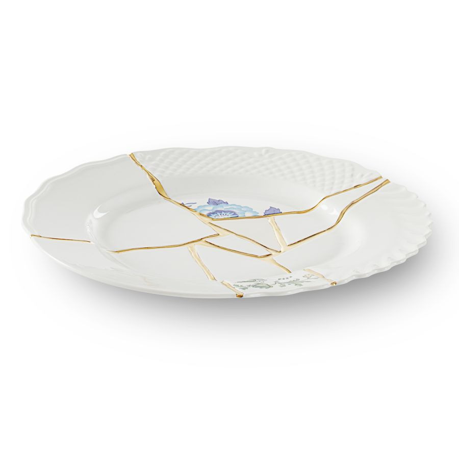 Assiette à dîner Kintsugi 3 en porcelaine par Marcantonio x Seletti