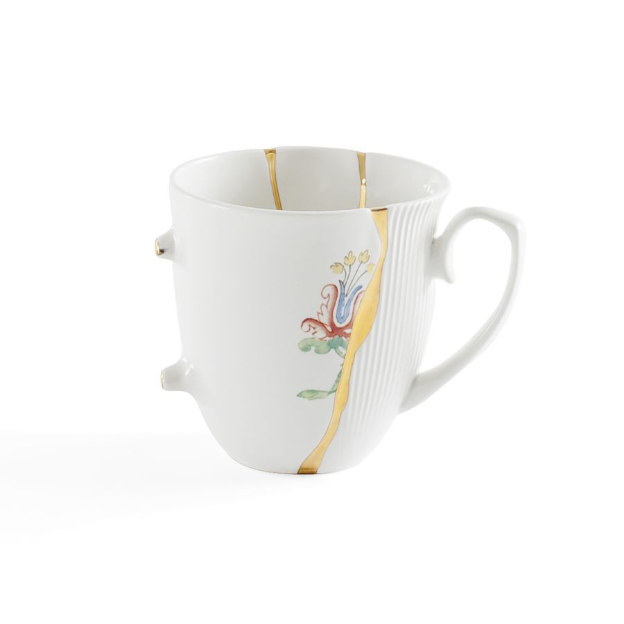 Mug Kintsugi 2 en porcelaine par Marcantonio x Seletti