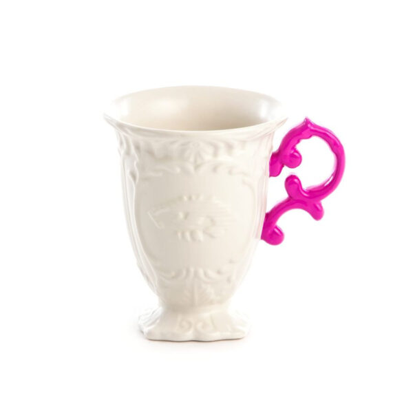 I-Mug avec anse Fuchsia I-Wares en porcelaine par Selab x Seletti 3