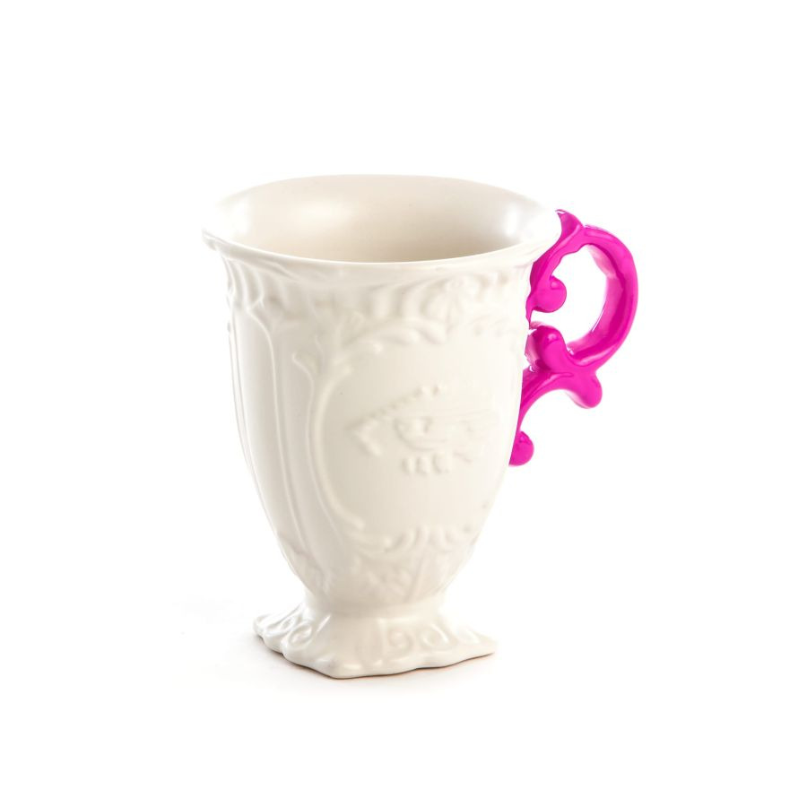 I-Mug avec anse Fuchsia I-Wares en porcelaine par Selab x Seletti 2