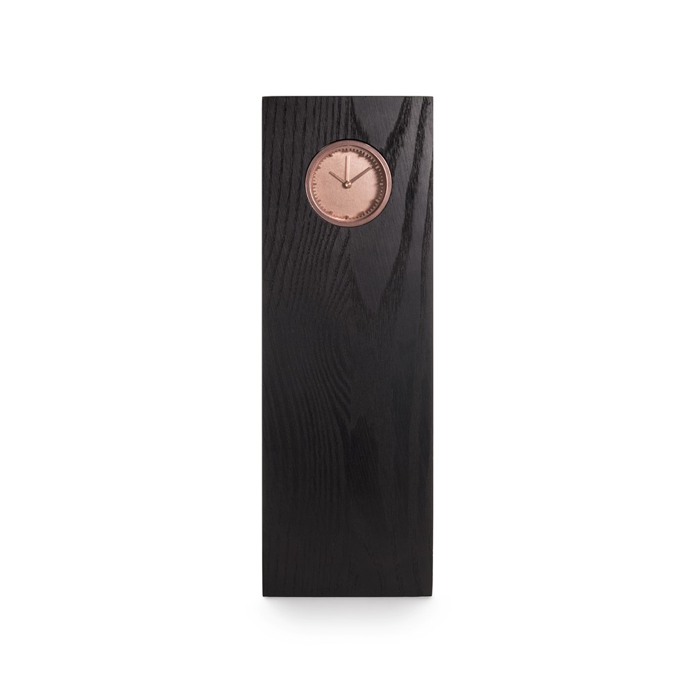 Horloge en bois de frêne tube wood par piet hein eek